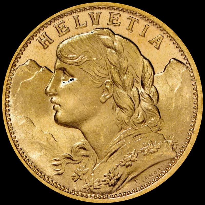 20 Francos Suizos